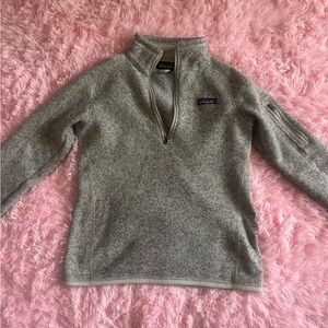 Patagonia Gray Cowl Neck Sweater